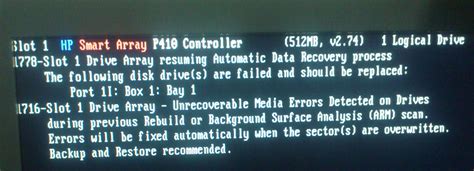slot 0 drive array controller failure|HP ML350Gen9 LFF Smart Array P840 .